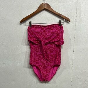 Vineyard Vines Strapless Tie Front One Piece